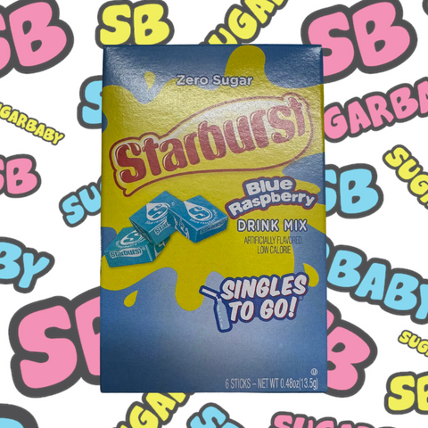 Starburst Blue Raspberry Singles Drink Mix