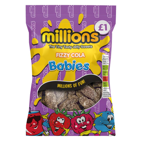 Millions Fizzy Cola Babies 120g