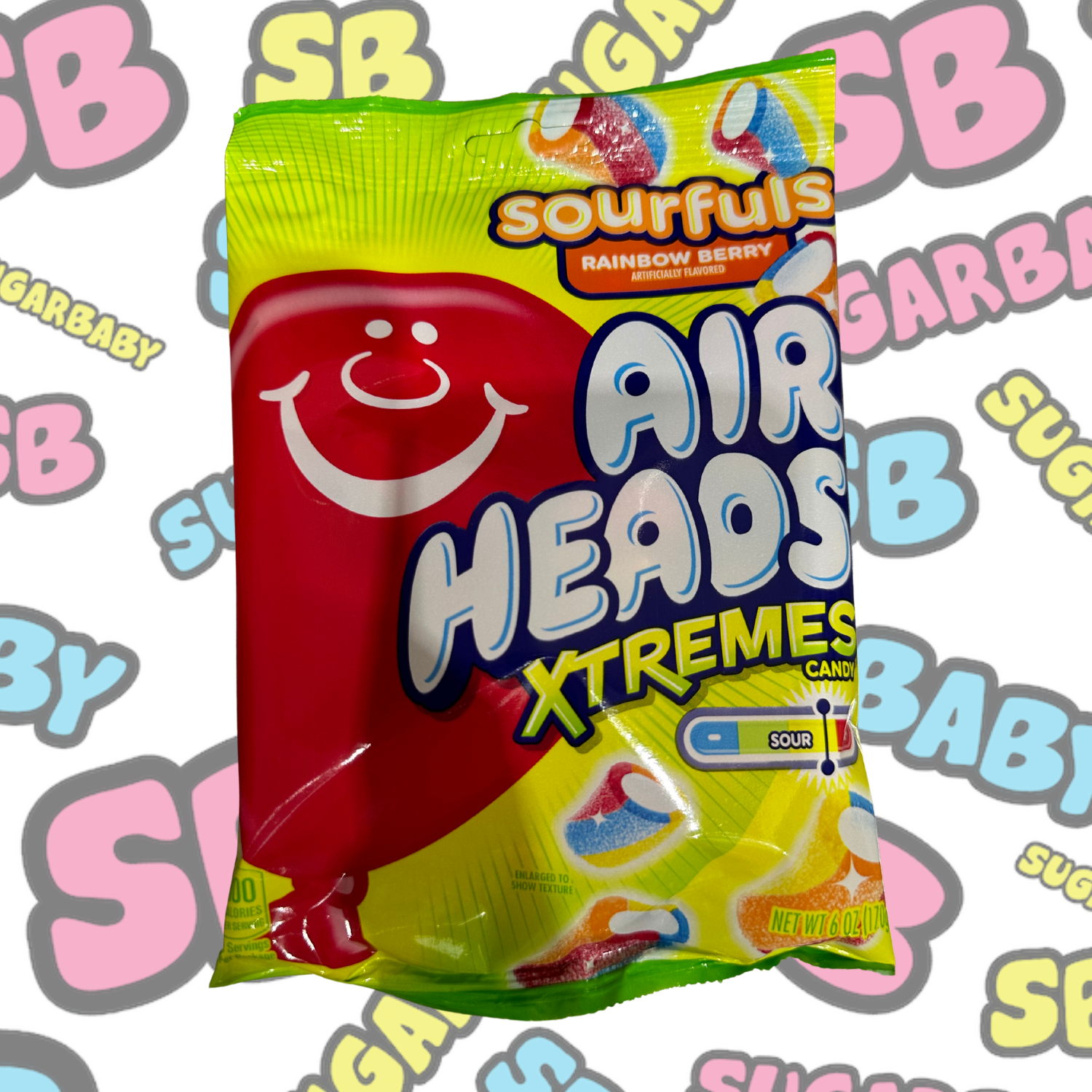 Airheads XTREMES Sourfuls Rainbow Berry