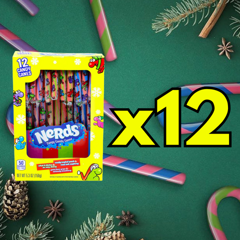 Nerds Candy Canes Bulk Box