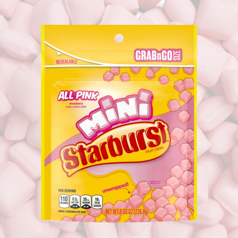 Starburst Minis All Pink 226g