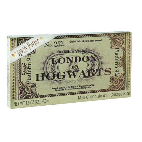 Harry Potter Chocolate Hogwarts Ticket