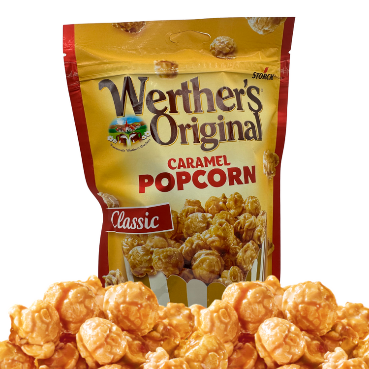 Werther's Original Caramel Popcorn 140g – SUGAR BABY LOLLY JARS