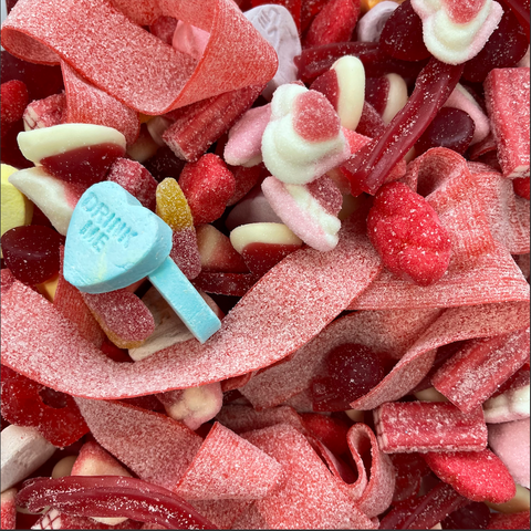 Heart Shape Mix Lollies For Lovers
